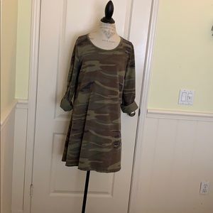 Z Supply camouflage mini dress - size Large